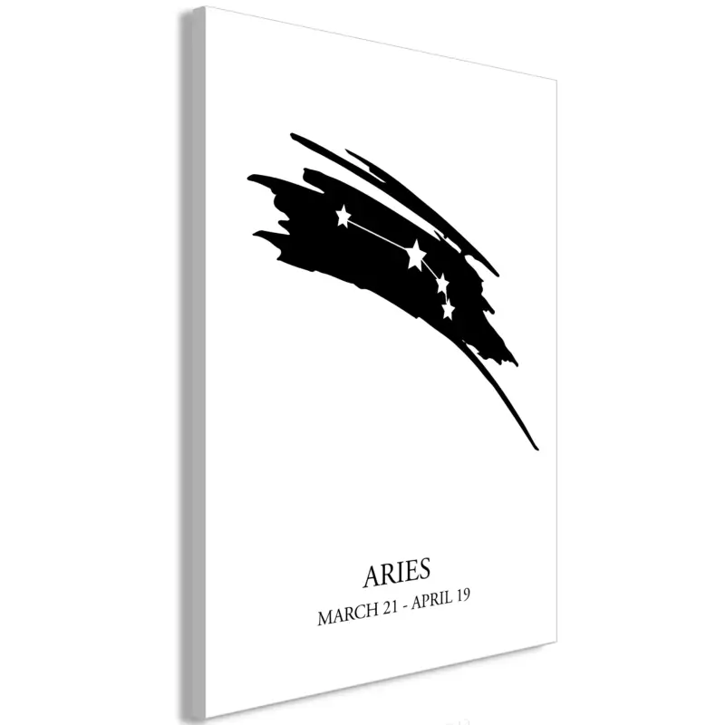 Schilderij - Zodiac Signs: Aries (1 Part) Vertical - 40x60 Marque