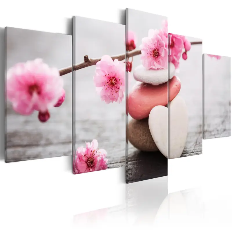 Schilderij - Zen: Cherry Blossoms III - 200x100 Solde