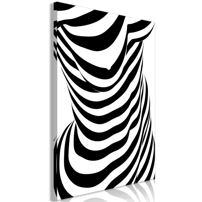 Schilderij - Zebra Woman (1 Part) Vertical - 60x90 Paiement Sécurisé