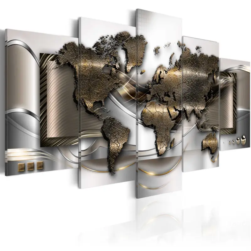 Bon Plan Schilderij - World breeze - 100x50