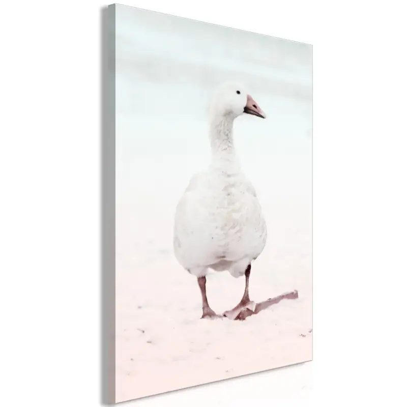 Acheter En Ligne Schilderij - Winter Duck (1 Part) Vertical - 80x120