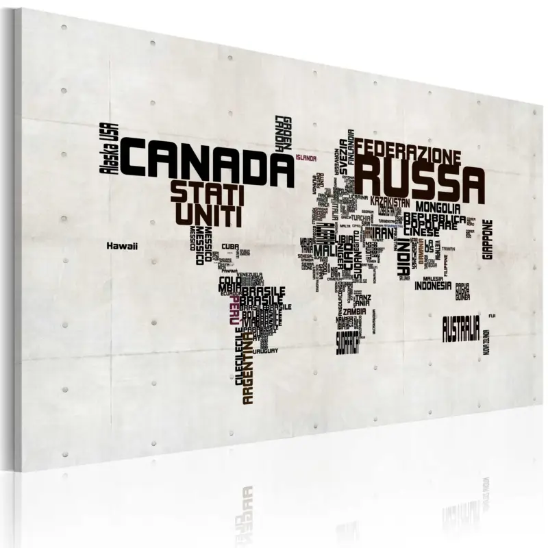 Seulement Aujourd’hui Schilderij - What a wonderful World - 90x60