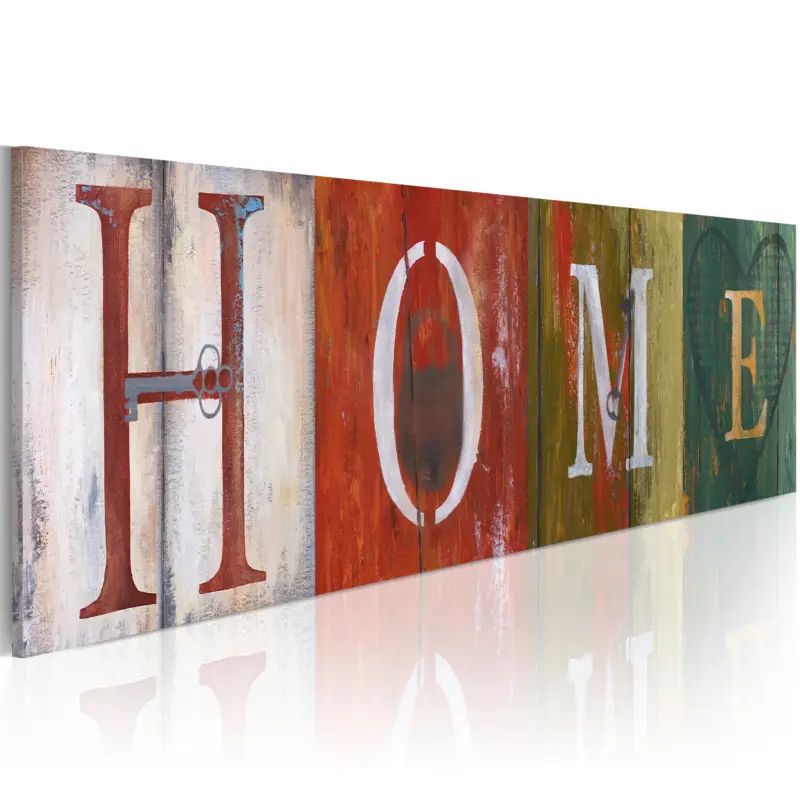 Vente Directe Schilderij - Welcome home! - 120x40