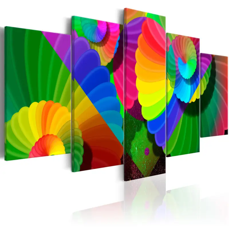 Solde Schilderij - Twisted Colours - 200x100