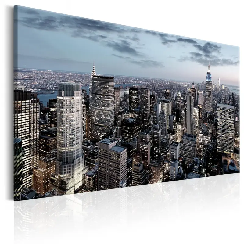 Authentique Schilderij - Twilight City - 60x40