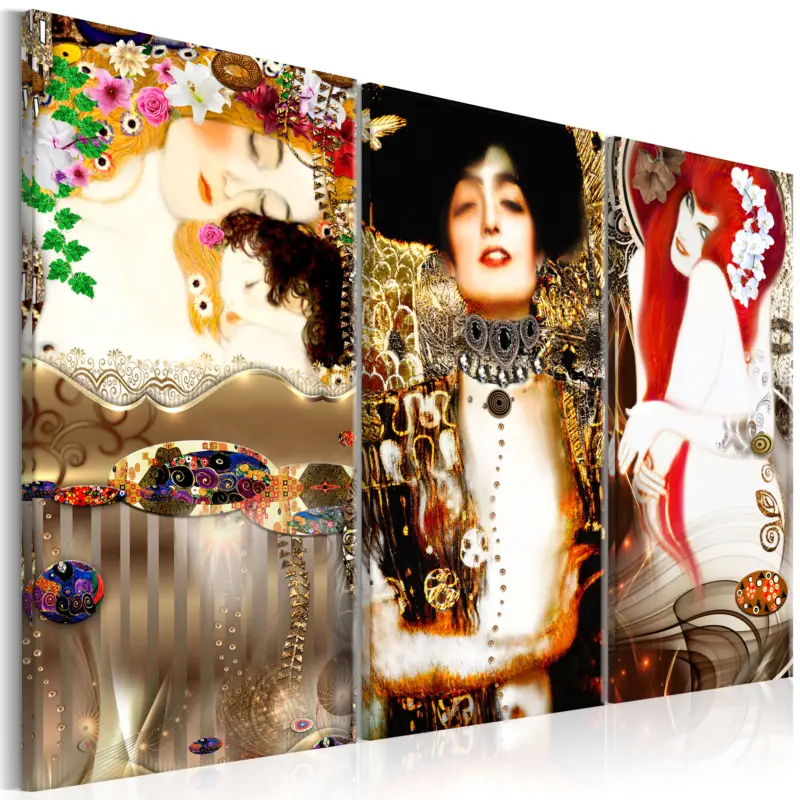 Acheter En Ligne Schilderij - Three Women (3 Parts) - 90x60