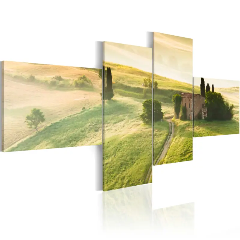 Acheter Direct Schilderij - The tranquillity of Tuscany - 200x90