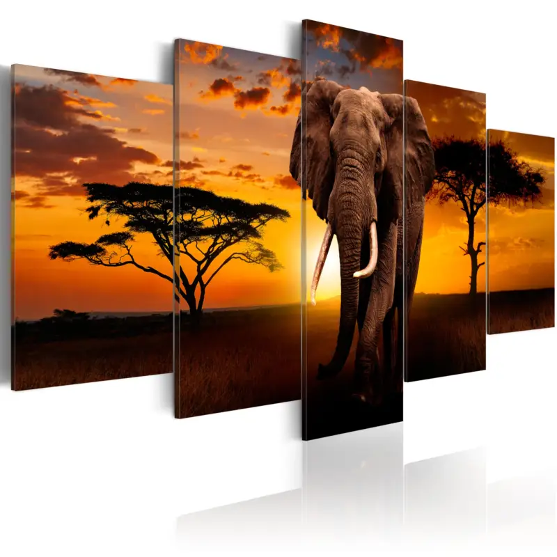 Vente Directe Schilderij - The Savannah King - 100x50