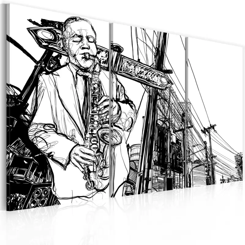 Seulement Aujourd’hui Schilderij - Stijlvolle melodieën - 120x80