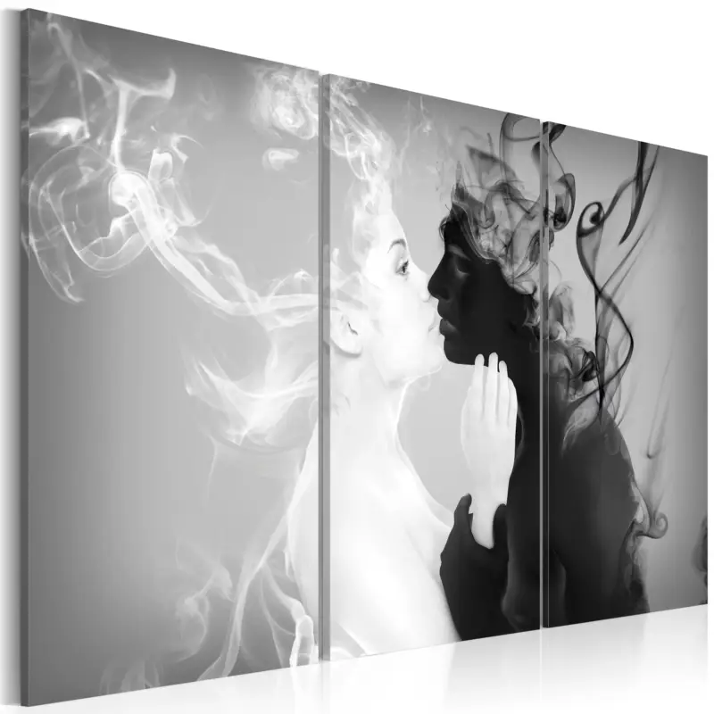 Solde Schilderij - Smoky kiss - 90x60