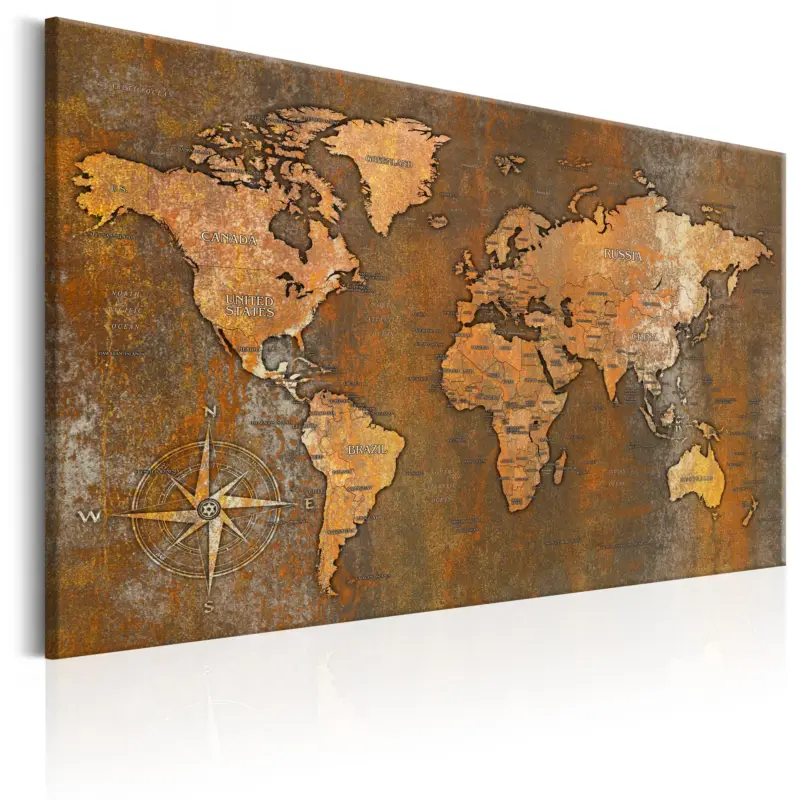 Bon Marché Schilderij - Rusty World - 120x80