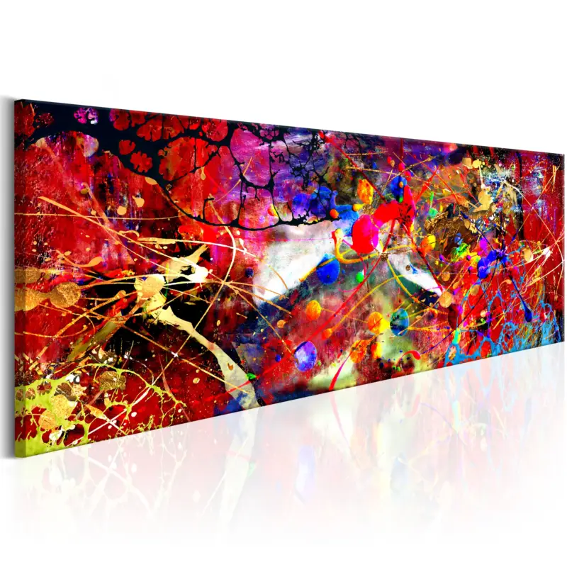 Acheter Direct Schilderij - Red Forest - 120x40