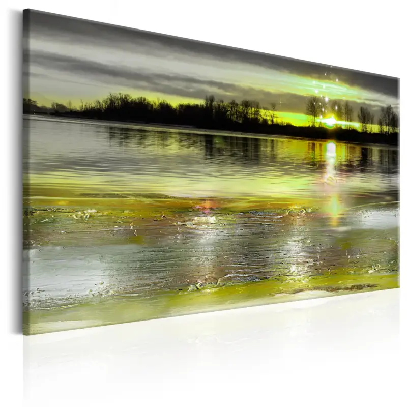Certifié Schilderij - Quiet Lake - 90x60