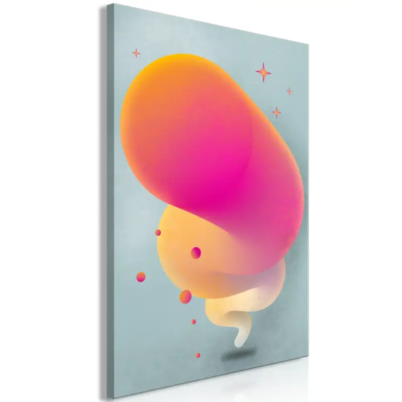 Commande En Gros Schilderij - Pink Streak (1 Part) Vertical - 80x120