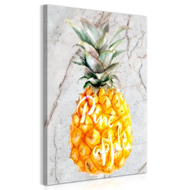 Achat Immédiat Schilderij - Pineapple and Marble (1 Part) Vertical - 60x90