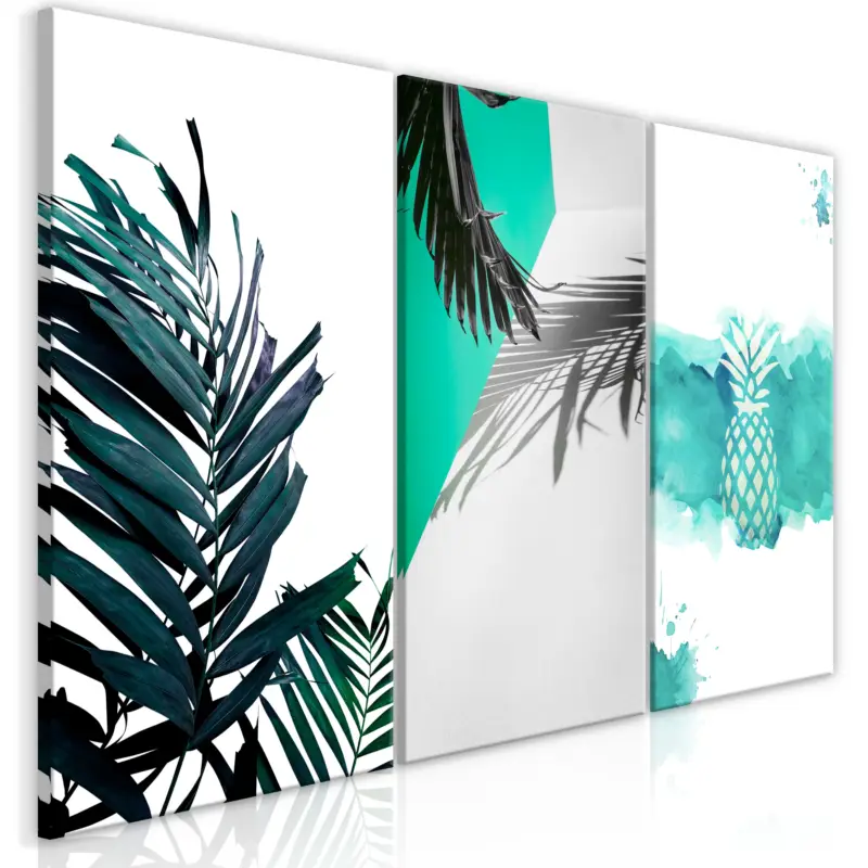 Affaire À Saisir Schilderij - Palm Paradise (3 Parts) - 120x60
