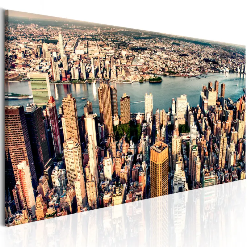 Soldes Schilderij - Panorama of New York - 120x40