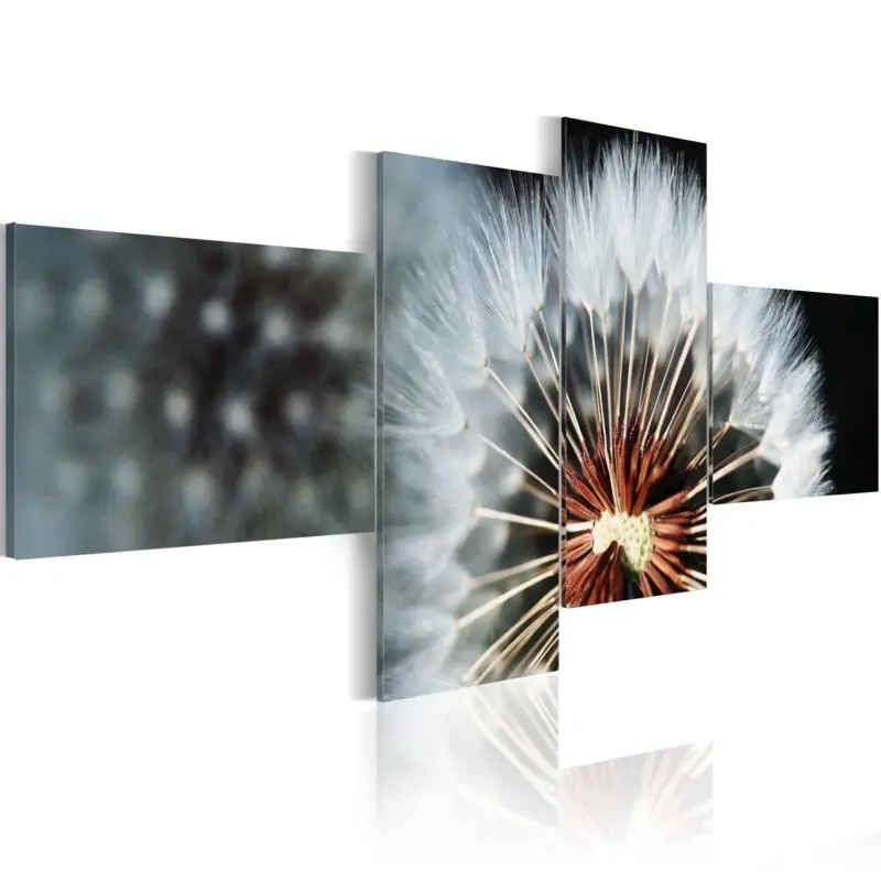 Achetez Aujourd’hui Schilderij - Paardebloem - 4 stuks - 100x45