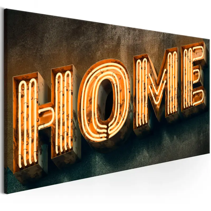 Soldes Schilderij - Oldschool Neon - 100x45