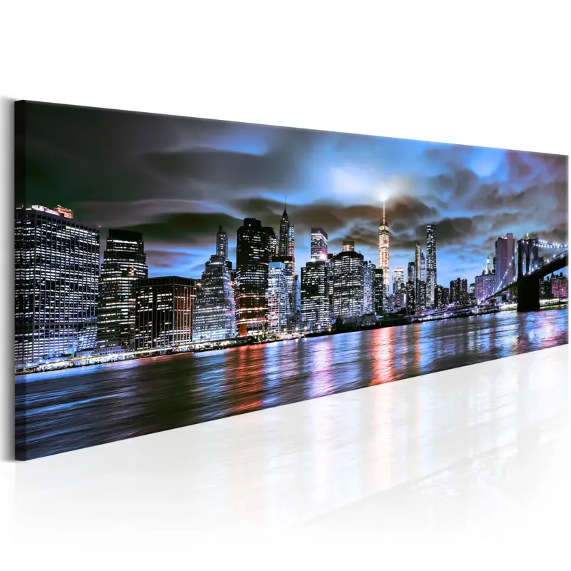 Commande En Gros Schilderij - NYC: City Lighthouse - 120x40
