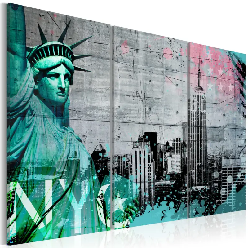Acheter Direct Schilderij - NYC collage III - 120x80