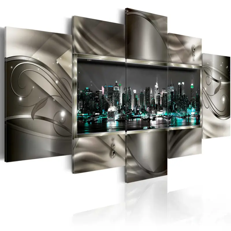 Top Vente Schilderij - Night in New York - 200x100