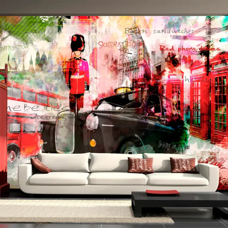 Acheter Direct Fotobehang - Streets of London - 100x70