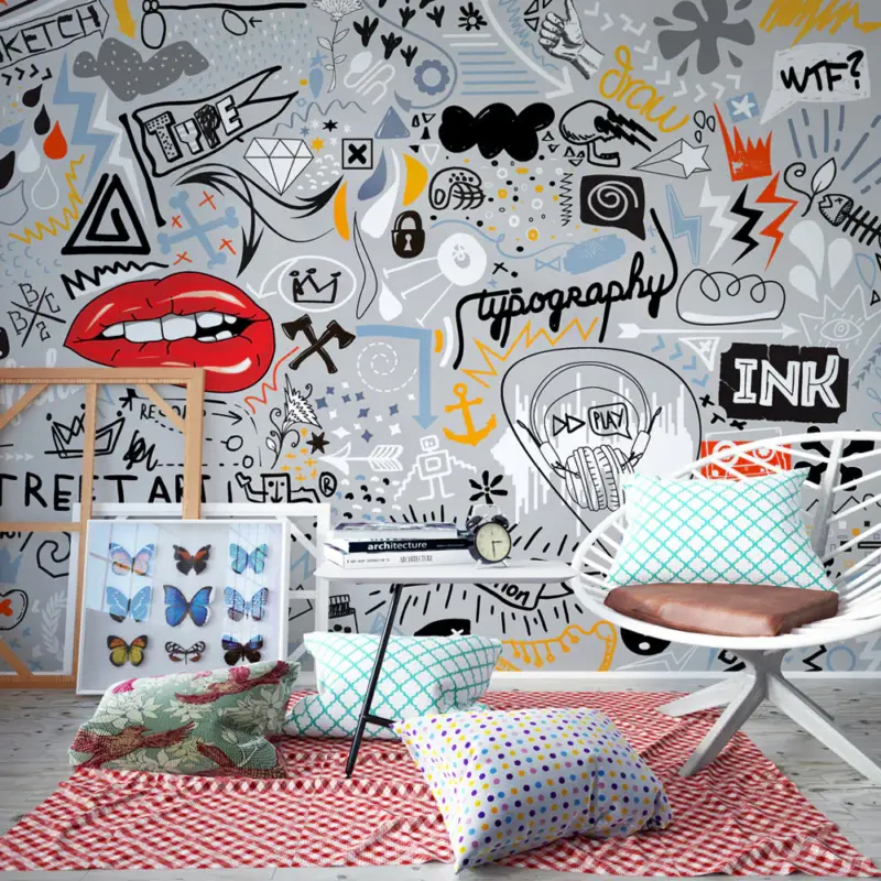 Usine Directe Fotobehang - Stream of thought - 100x70