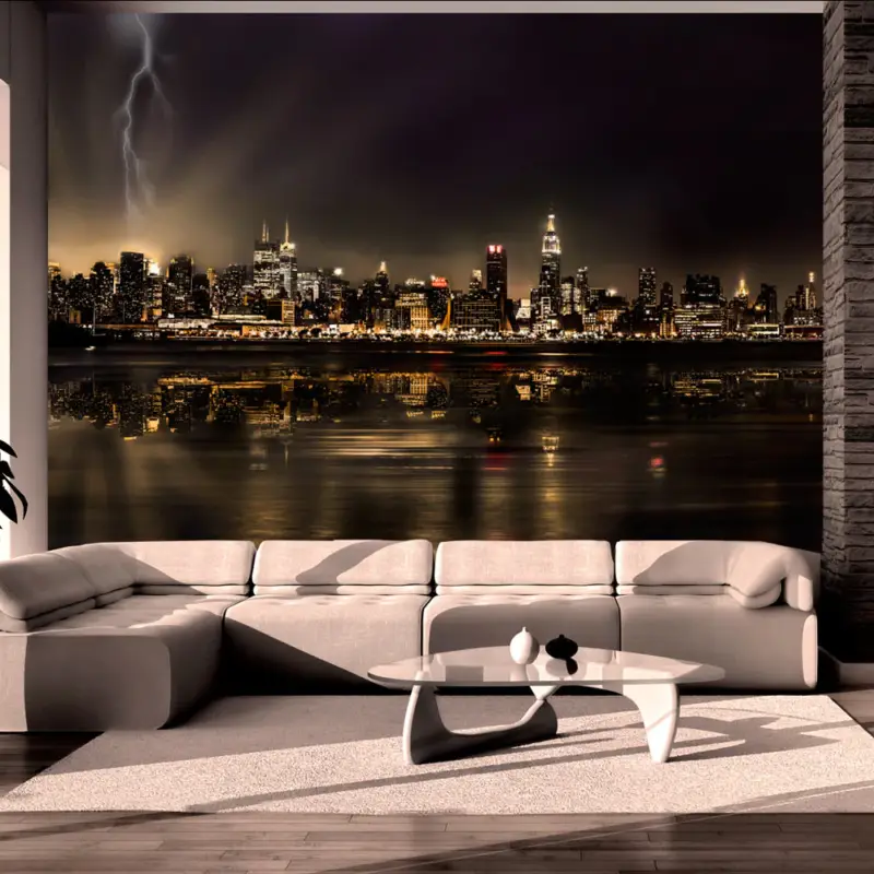 Acheter Direct Fotobehang - Storm in New York City - 100x70