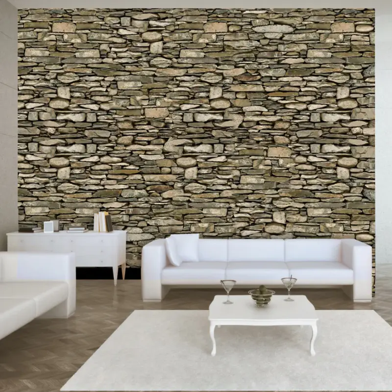 Vente Flash Fotobehang - Stone wall - 250x175