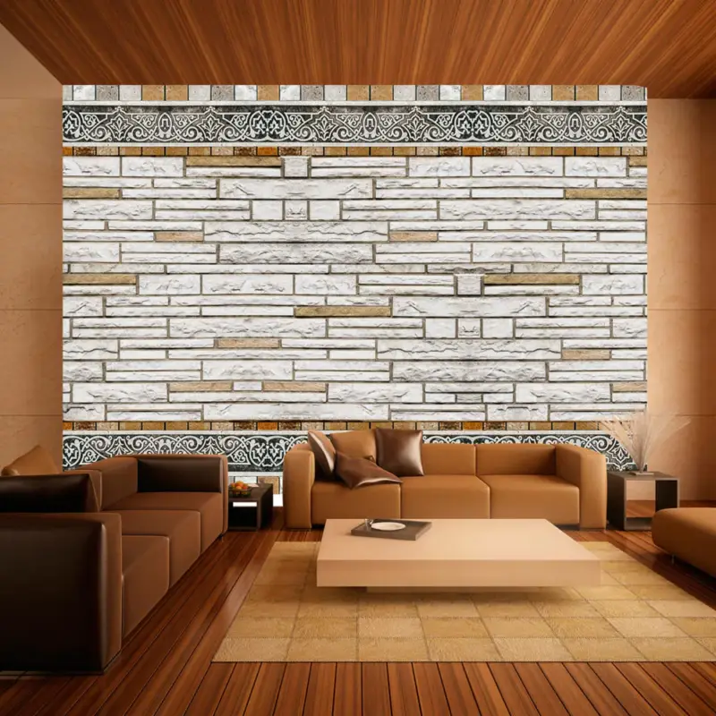 Acheter En Ligne Fotobehang - Stone mosaic - 400x280