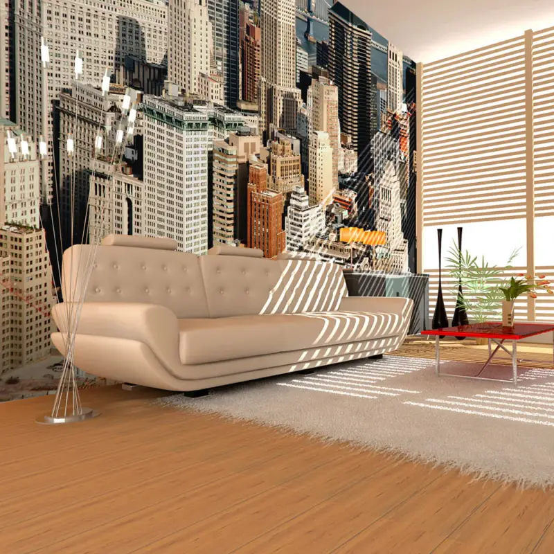 Usine Directe Fotobehang - skyscrapers, Manhattan - 250x193