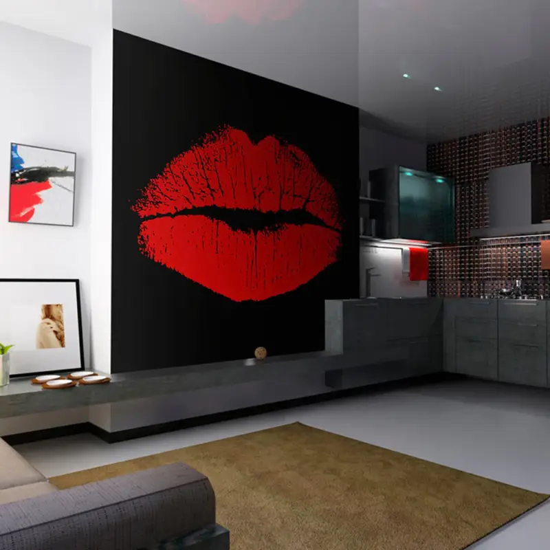 Achat Immédiat Fotobehang - Sensual lips - 300x231