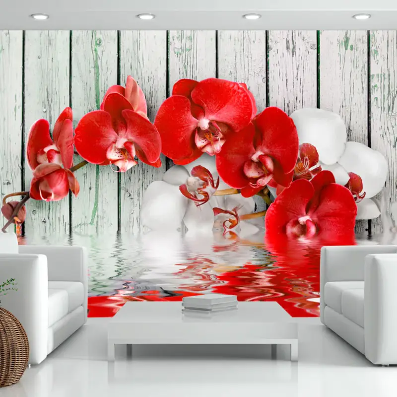 Top Vente Fotobehang - Ruby orchid - 400x280
