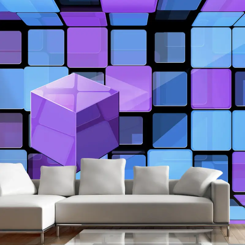 Vente Directe Fotobehang - Rubik's cube: variation - 350x245