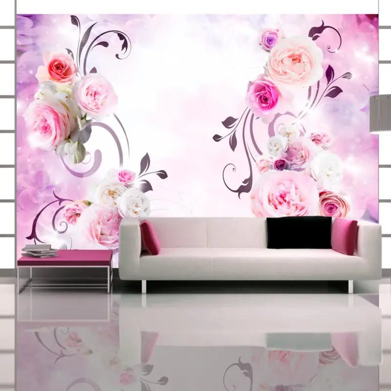 Achat Immédiat Fotobehang - Rose variations - 350x245