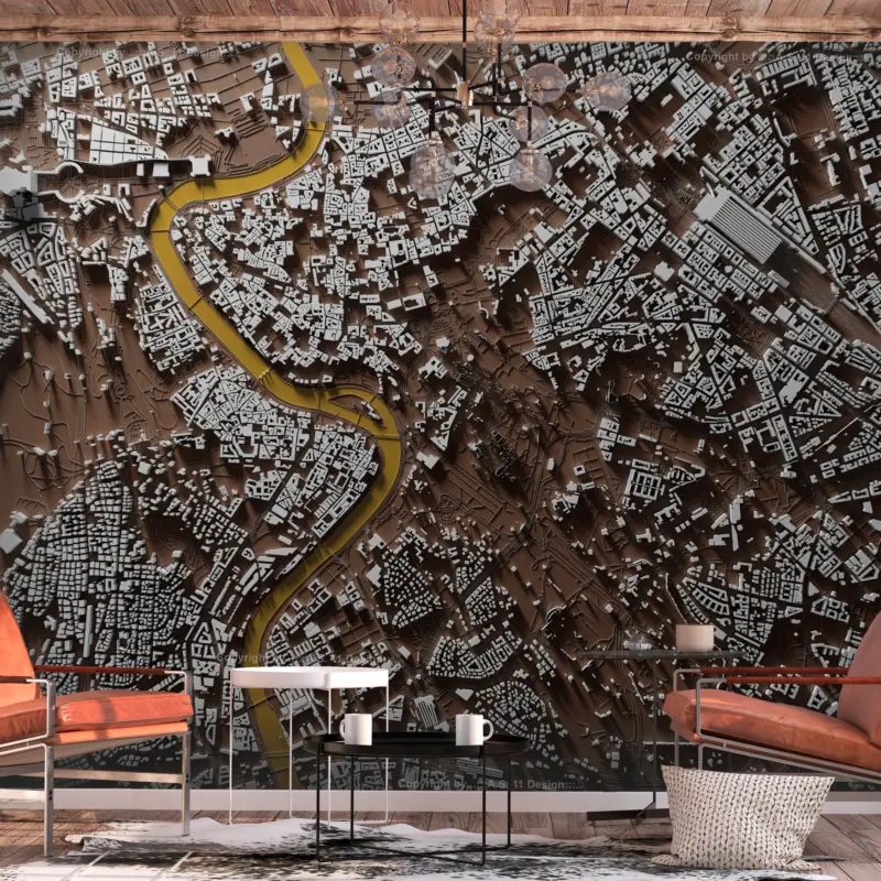 Top Vente Fotobehang - Rome and Tiber - 400x280