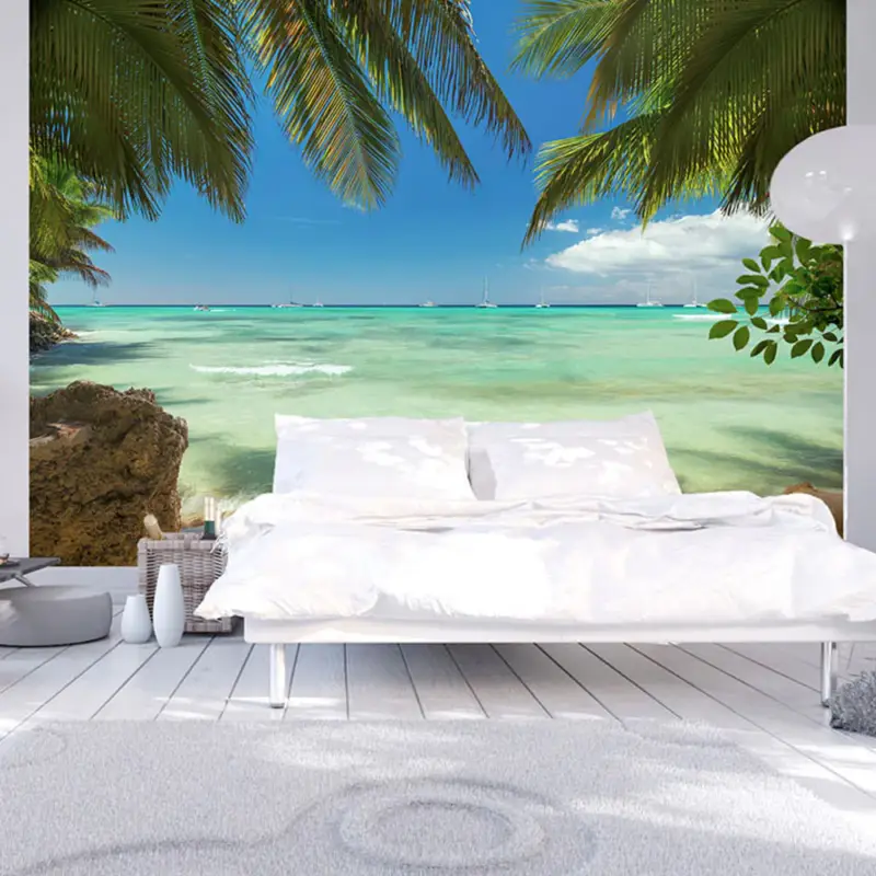 Vente Directe Fotobehang - Relaxing on the beach - 300x210