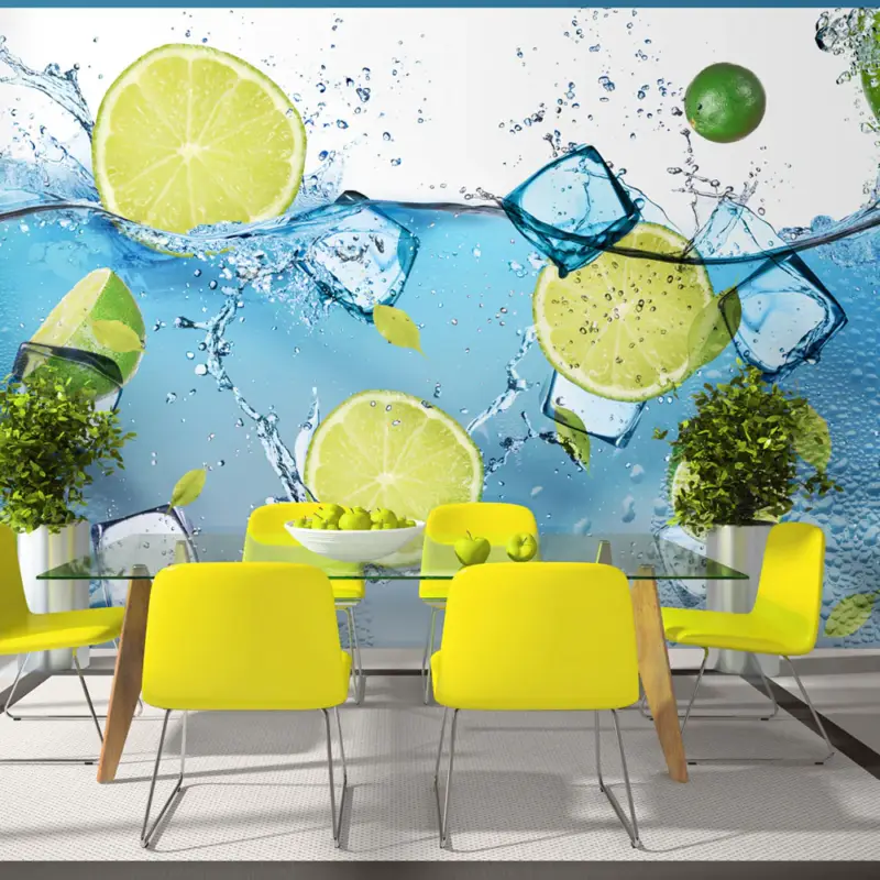 Acheter En Ligne Fotobehang - Refreshing lemonade - 250x175