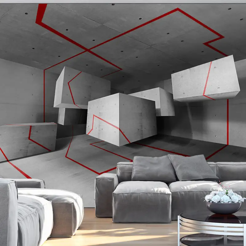 Achat Immédiat Fotobehang - Red trail - 400x280