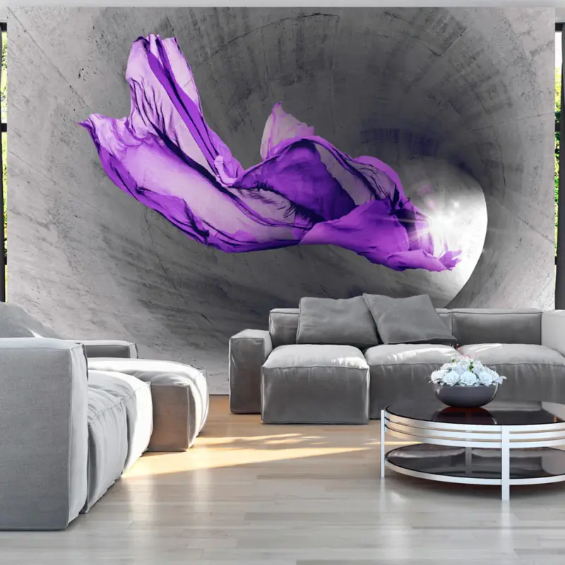 Top Vente Fotobehang - Purple Apparition - 100x70