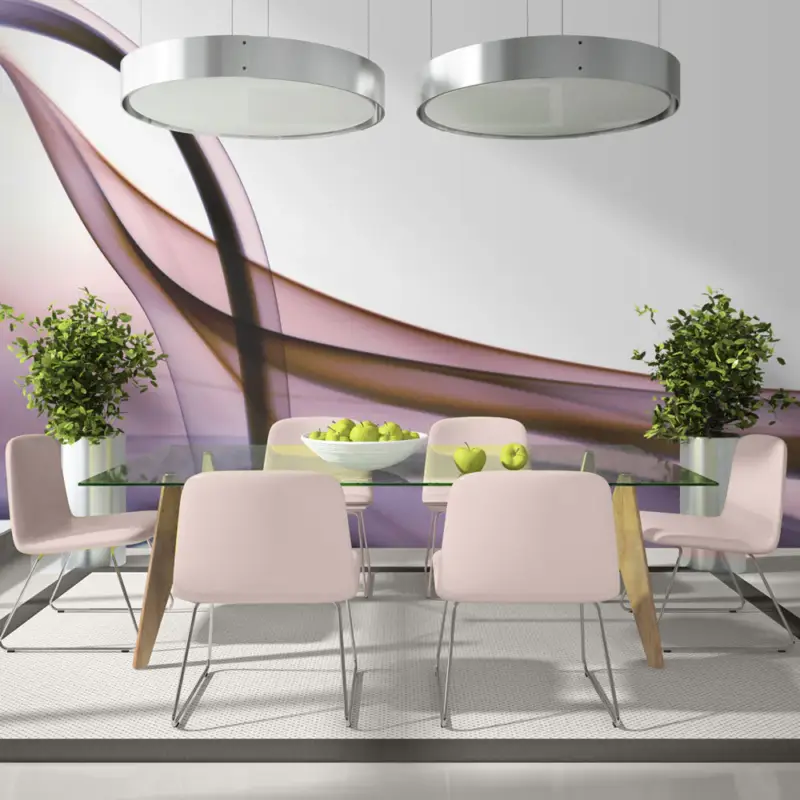 Acheter Direct Fotobehang - Photo wallpaper  Purple abstraction - 350x270