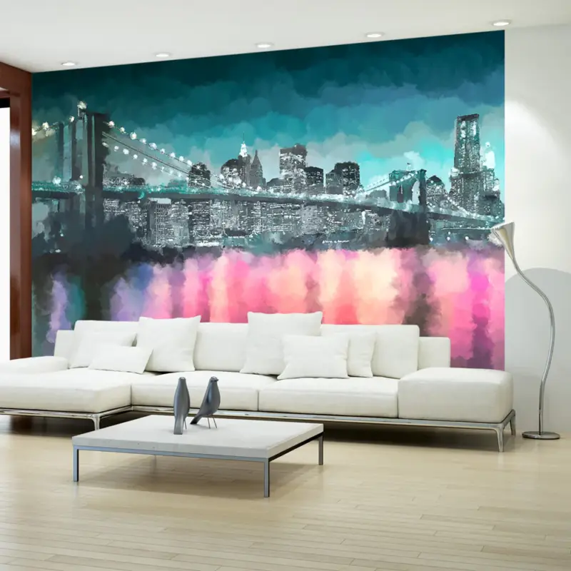 Top Vente Fotobehang - Painted New York - 350x245