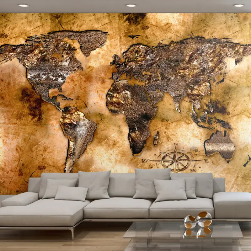 Acheter Direct Fotobehang - Opalescent Continents - 350x245