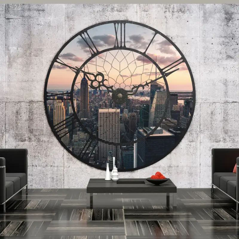 Top Vente Fotobehang - NYC Time Zone - 350x270