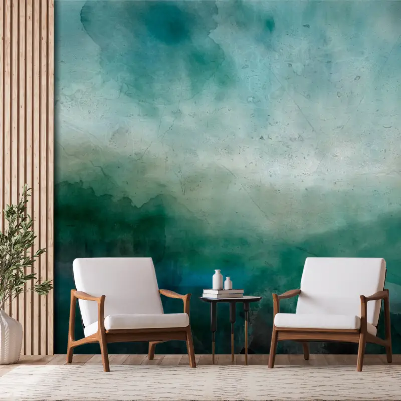 Acheter En Ligne Fotobehang - Malachite Landscape - 100x70