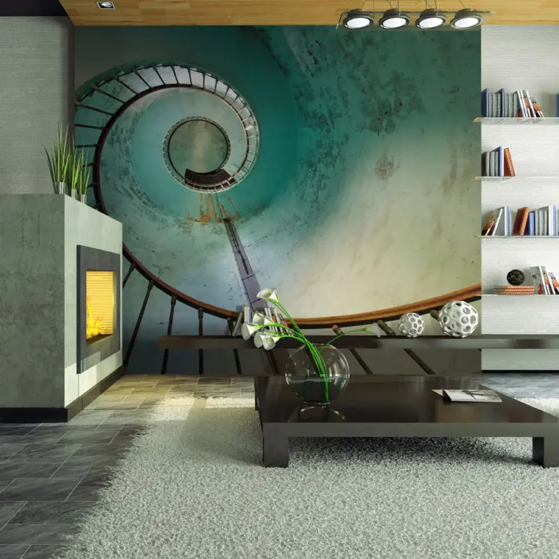 Acheter Direct Fotobehang - Lataarn - trap - 300x231