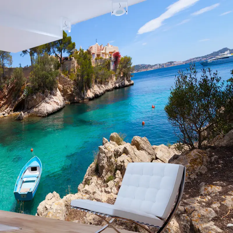 Vente Directe Fotobehang - Holiday Seclusion - 100x70