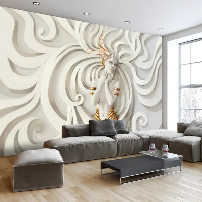 Top Vente Fotobehang - Goddess In Gold - 250x175