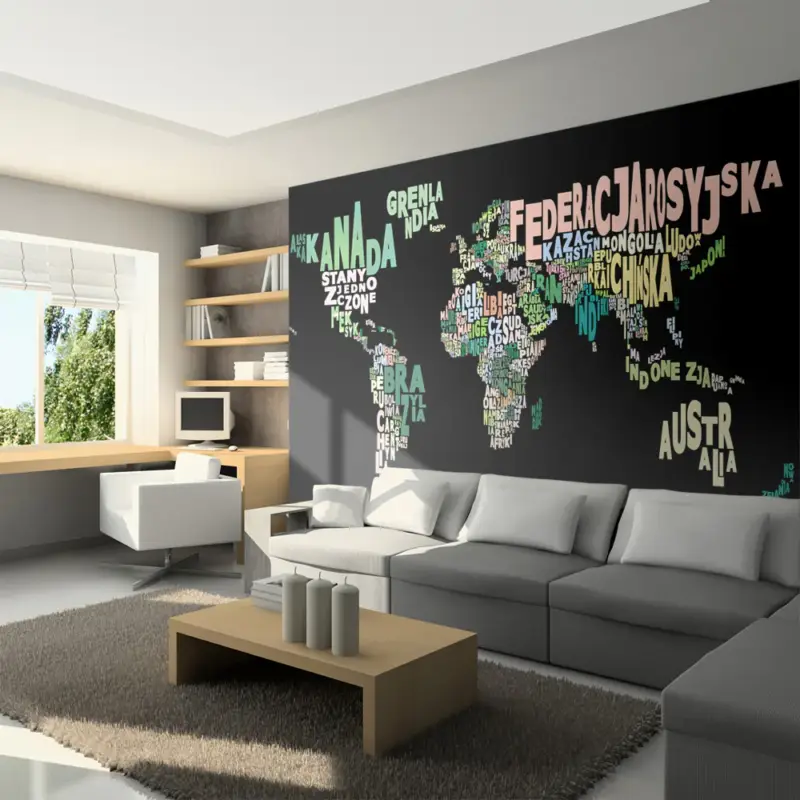 Acheter En Ligne Fotobehang - geography in polish - 200x154